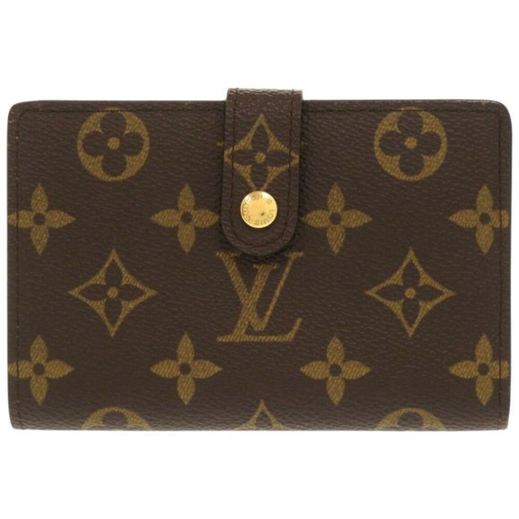 Louis Vuitton Porte Monnaie Viennois Monogram M61663 Brown Bi-fold Wallet LV 102 - Picture 1 of 10